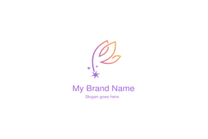 Magical Bloom  Nature Inspired Logo Design
